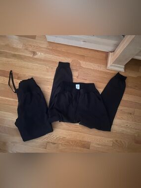 Wink black jogger scrub pant BUNDLE